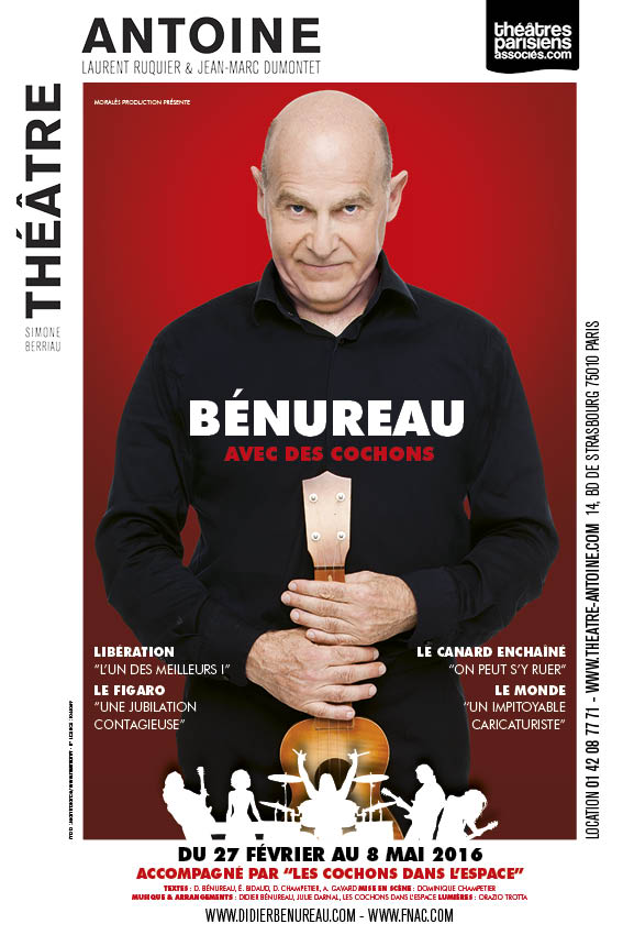 Didier Bénureau - avec des cochons Didier Bénureau - avec des cochons