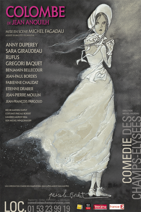 COLOMBE_100X150 Affiche Théâtre
