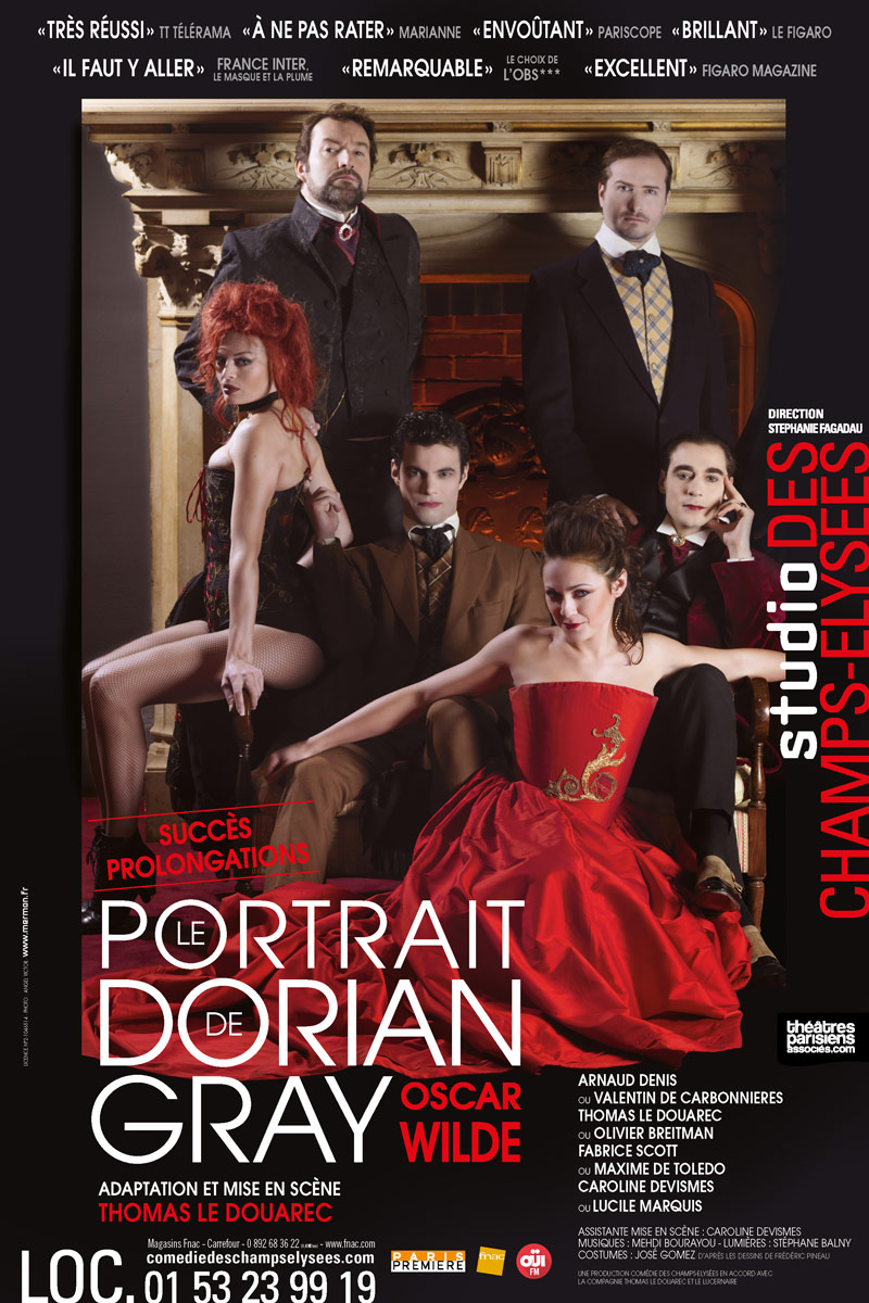 Cce-Sce-DorianGray-40X60-2016 Affiche Théâtre