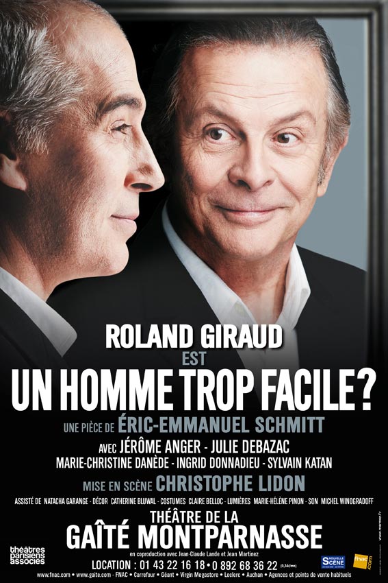 Gaite-UnHommeTropFacile-40x60-2013 Affiche Théâtre