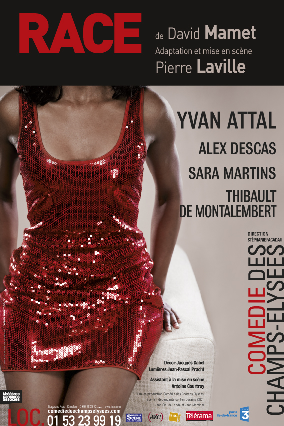 Race-ComediedesChamps-40x60 Affiche Théâtre