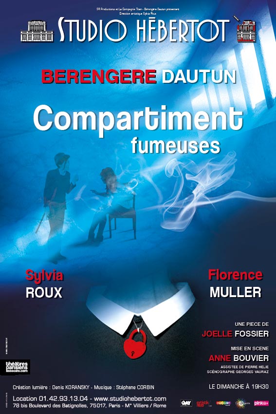 StudioHebertot-CompartimentFumeuses-40x60-2017 Affiche Théâtre