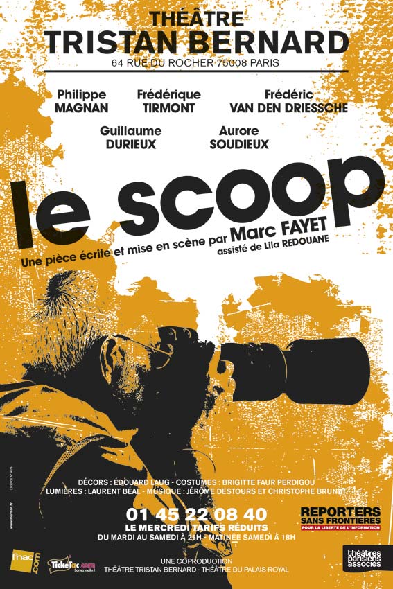 TristanBernard-LeScoop-40x60-2012 affiche théâtre