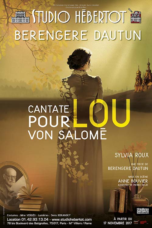 Cantate Pour Lou Von Salome Studio Hebertot Affiche Théâtre
