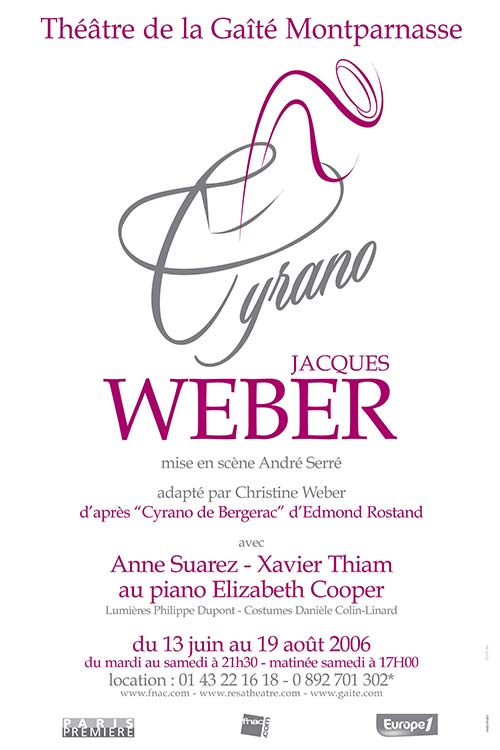 CYRANO 40X60 GAITE Affiche Théâtre