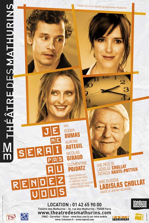 JeNeSeraiPasAuRDV Mathurins 40x60 Web Affiche Théâtre