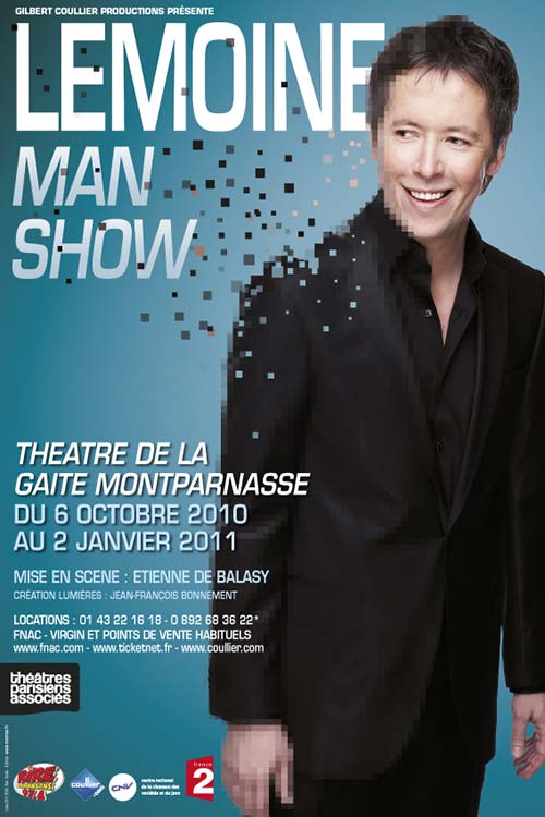 Lemoine ManShow Gaite 40x60 Affiche Théâtre