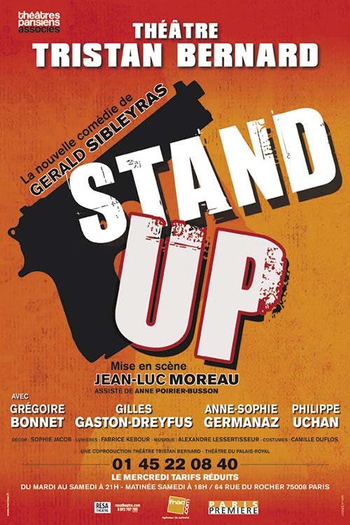 StandUp 40x60 2010 affiche théâtre
