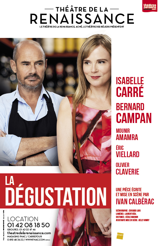 LA DEGUSTATION AFF 40x60 Web Affiche Théâtre