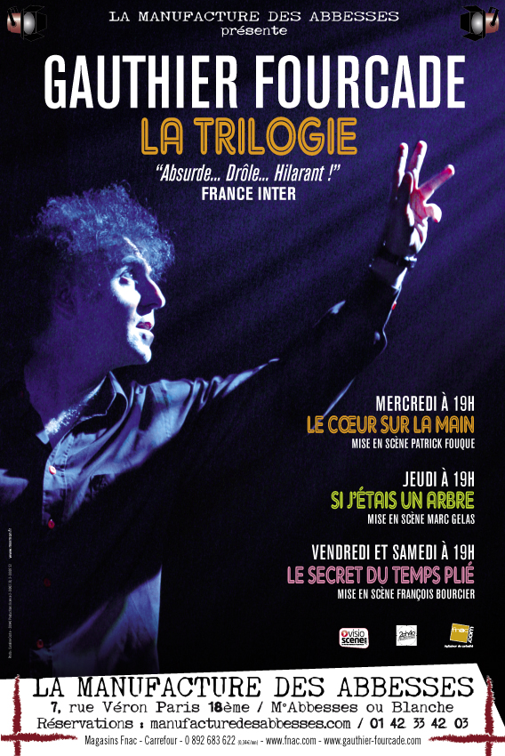 Gauthier Fourcade affiche théâtre Gauthier Fourcade affiche théâtre