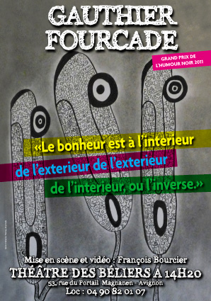 Gauthier Fourcade affiche théâtre Gauthier Fourcade affiche théâtre
