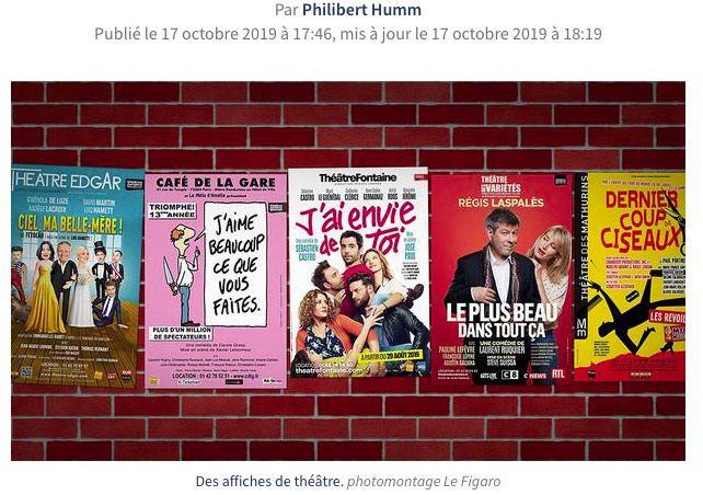 Ode aux affiches de théâtre moches
