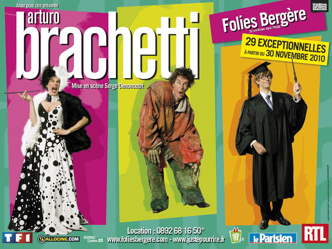 Brachetti FoliesBergere Personnages 4x3 Christophe Alévêque - Déchaîné - Bataclan