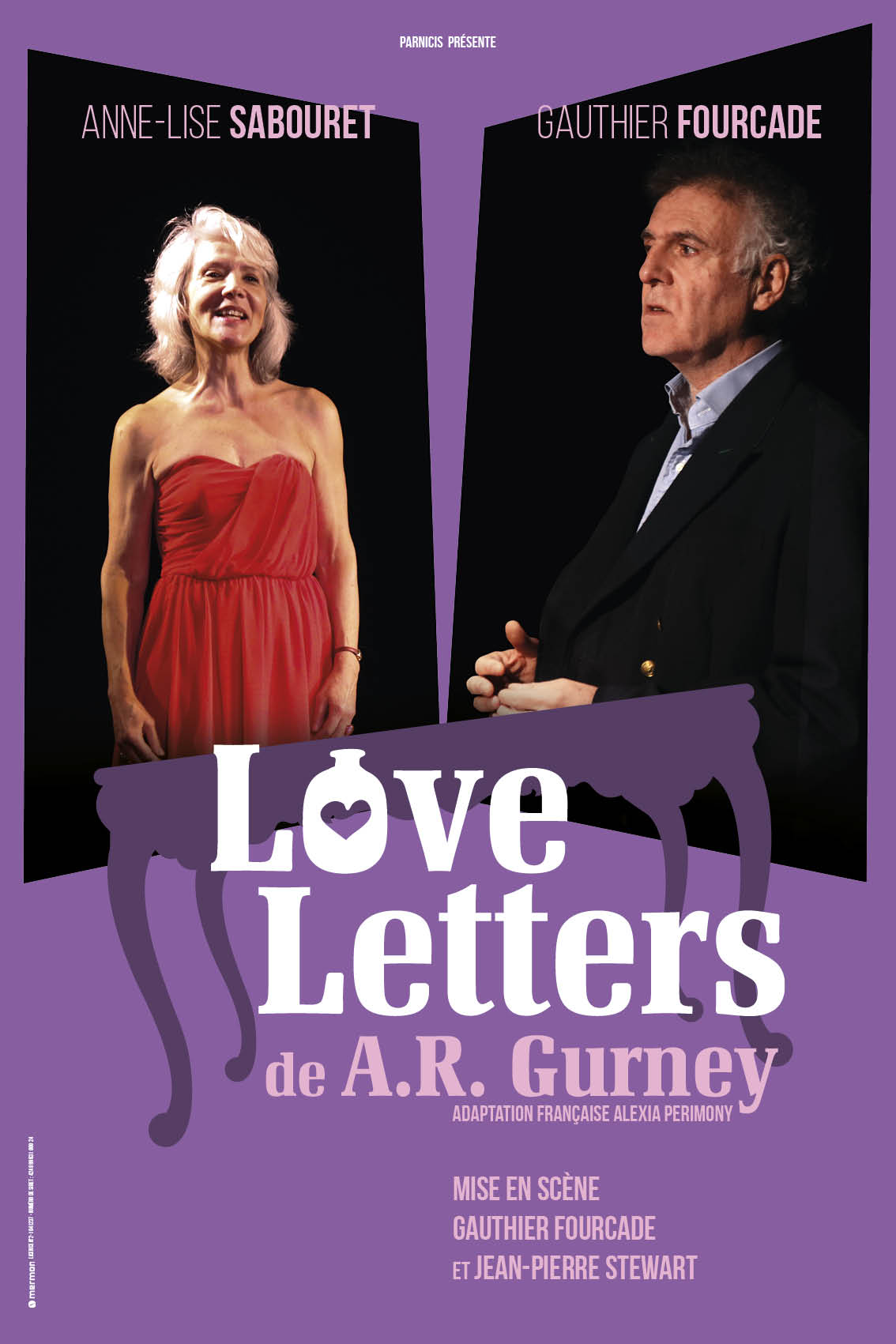 GF LoveLetters 40x60 Petit WEB Affiche Théâtre