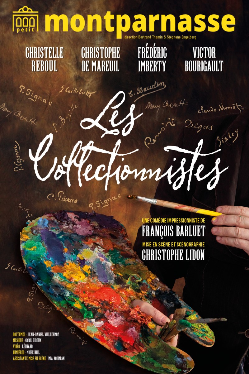 Les Collectionnistes de François Barluet Affiche Théâtre